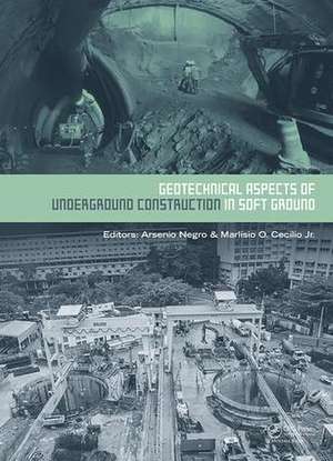 Geotechnical Aspects of Underground Construction in Soft Ground: Proceedings of the 9th International Symposium on Geotechnical Aspects of Underground Construction in Soft Grounds (IS-São Paulo 2017), April 4-6, 2017, São Paulo, Brazil de Arsenio Negro