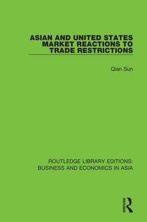 Asian and United States Market Reactions to Trade Restrictions de Qian Sun