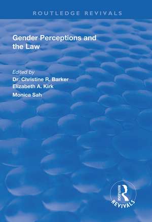 Gender Perceptions and the Law de Christine R. Barker