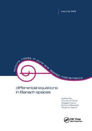 Differential Equations in Banach Spaces de Giovanni Dore