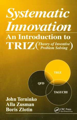 Systematic Innovation: An Introduction to TRIZ (Theory of Inventive Problem Solving) de John Terninko