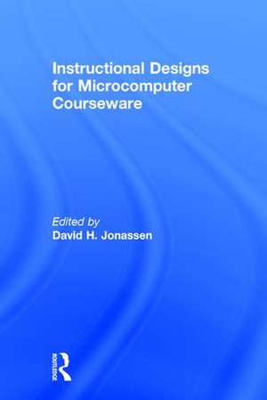 Instruction Design for Microcomputing Software de David Jonassen