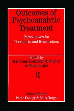 Outcomes of Psychoanalytic Treatment de Marianne Leuzinger-Bohleber