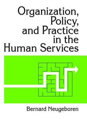 Organization, Policy, and Practice in the Human Services de Bernard Neugeboren