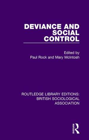 Deviance and Social Control de Mary McIntosh