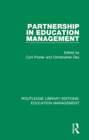 Partnership in Education Management de Cyril Poster