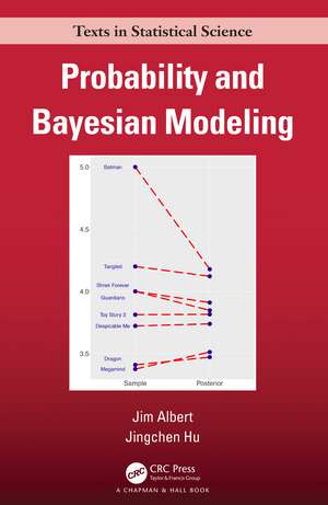 Probability and Bayesian Modeling de Jim Albert