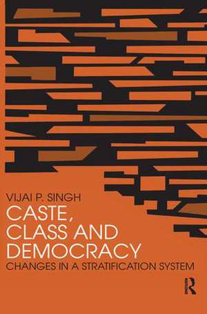 Caste, Class and Democracy de Vijai P. Singh