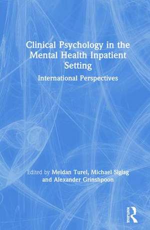 Clinical Psychology in the Mental Health Inpatient Setting: International Perspectives de Meidan Turel