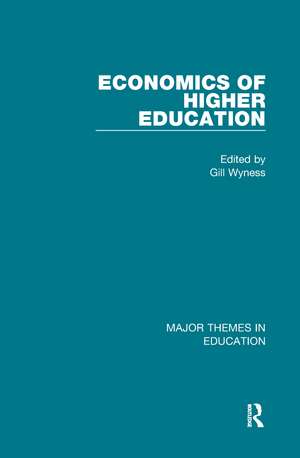 The Economics of Higher Education de Gillian Wyness