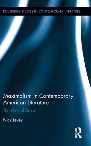 Maximalism in Contemporary American Literature: The Uses of Detail de Nick Levey