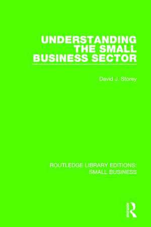 Understanding The Small Business Sector de David J. Storey