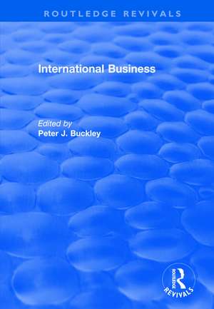 International Business de Peter Buckley