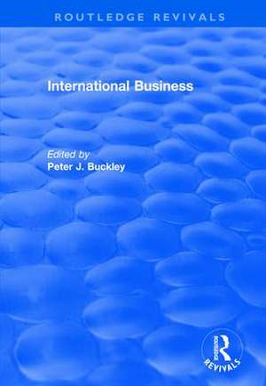 International Business de Peter Buckley