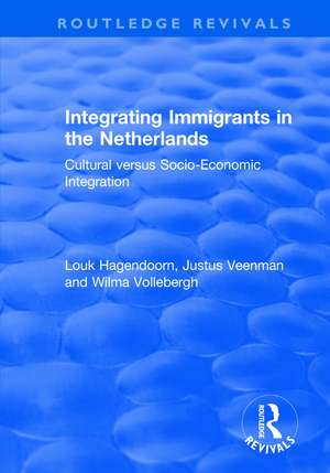 Integrating Immigrants in the Netherlands: Cultural Versus Socio-Economic Integration de Wilma Vollebergh