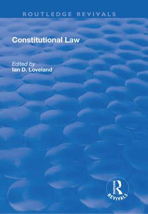 Constitutional Law de Ian D. Loveland