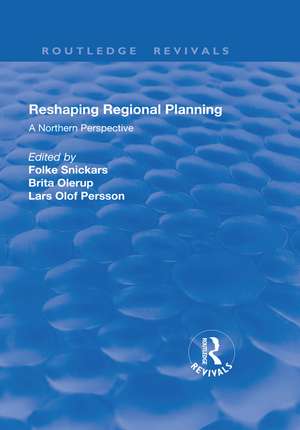 Reshaping Regional Planning: A Northern Perspective de Brita Olerup