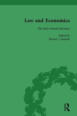 Law and Economics Vol 2: The Early Journal Literature de Warren J Samuels