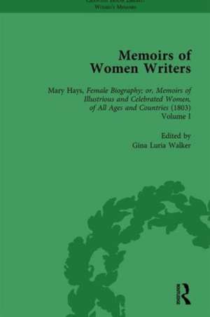 Memoirs of Women Writers, Part II, Volume 5 de Gina Luria Walker