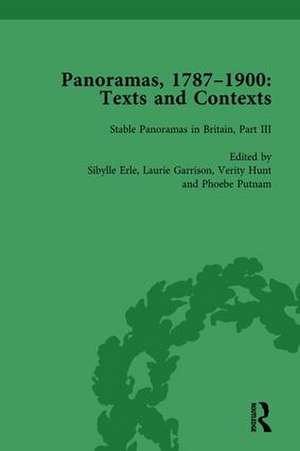 Panoramas, 1787–1900 Vol 3: Texts and Contexts de Laurie Garrison