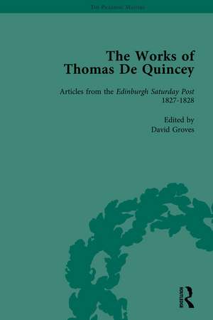 The Works of Thomas De Quincey, Part I Vol 5 de Grevel Lindop