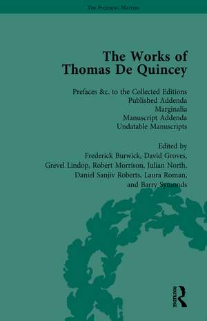 The Works of Thomas De Quincey, Part III vol 20 de Grevel Lindop