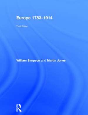 Europe 1783-1914 de William Simpson