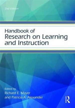 Handbook of Research on Learning and Instruction de Richard E. Mayer