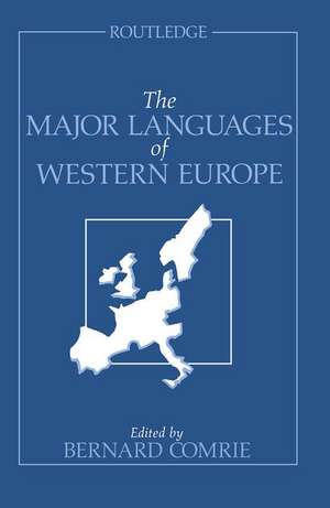 The Major Languages of Western Europe de Bernard Comrie