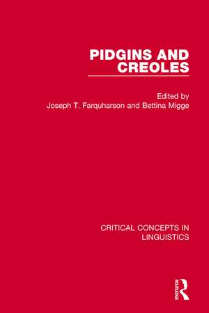 Pidgins and Creoles vol I de Bettina Migge