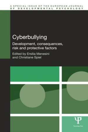 Cyberbullying: Development, Consequences, Risk and Protective Factors de Ersilia Menesini