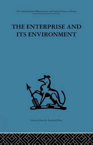 The Enterprise and its Environment: A system theory of management organization de A. L. Rice