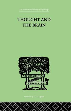 Thought and the Brain de Henri Piron