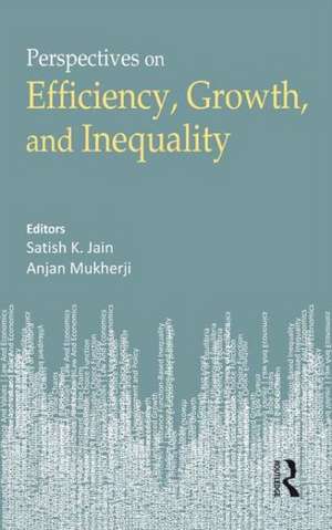 Economic Growth, Efficiency and Inequality de Satish K. Jain