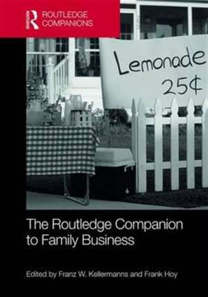 The Routledge Companion to Family Business de Franz Kellermanns