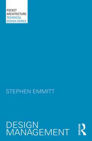 Design Management de Stephen Emmitt