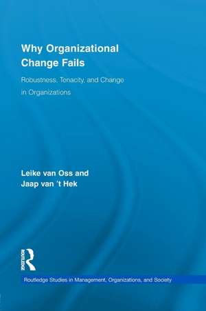 Why Organizational Change Fails: Robustness, Tenacity, and Change in Organizations de Leike van Oss