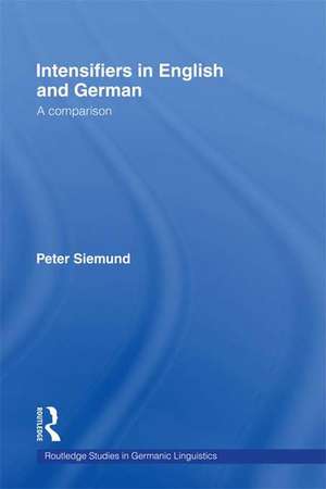 Intensifiers in English and German: A Comparison de Peter Siemund