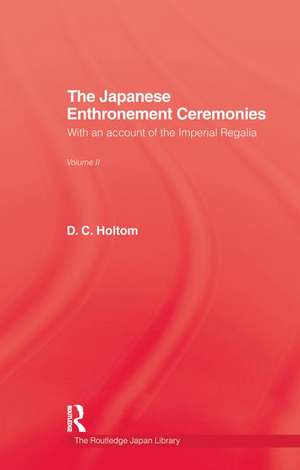 Japanese Enthronement Ceremonies de D.C. Holtom