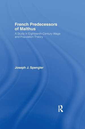 French Predecessors of Malthus de Joseph J. Spengler