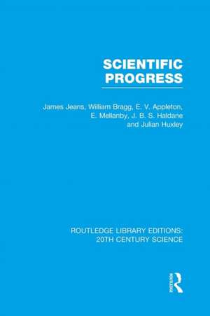 Scientific Progress de James Jeans