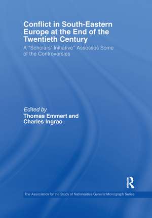 Conflict in Southeastern Europe at the End of the Twentieth Century: A "Scholars' Initiative" Assesses Some of the Controversies de Thomas Emmert