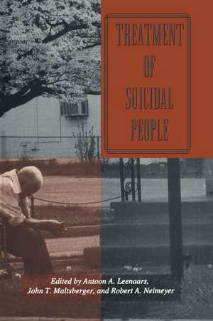 Treatment Of Suicidal People de Robert A. Neimeyer