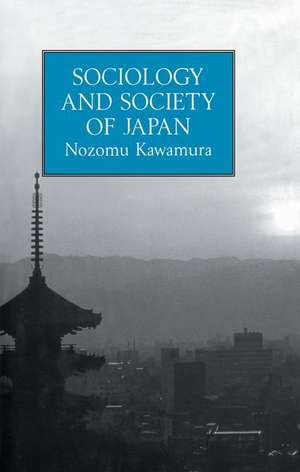 Sociology and Society of Japan de Nozomu Kawamura