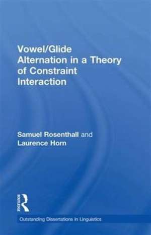 Vowel/Glide Alternation in a Theory of Constraint Interaction de Samuel Rosenthall