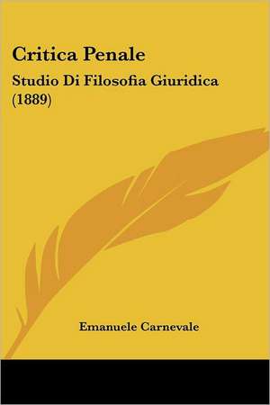 Critica Penale de Emanuele Carnevale