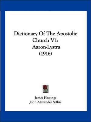 Dictionary Of The Apostolic Church V1 de James Hastings