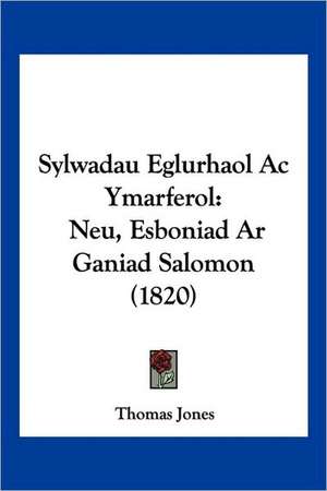 Sylwadau Eglurhaol Ac Ymarferol de Thomas Jones