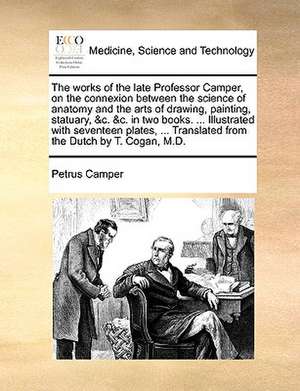 The works of the late Professor Camper, on the connexion between the science of anatomy and the arts of drawing, painting, statuary, &c. &c. in two books. ... Illustrated with seventeen plates, ... Translated from the Dutch by T. Cogan, M.D. de Petrus Camper