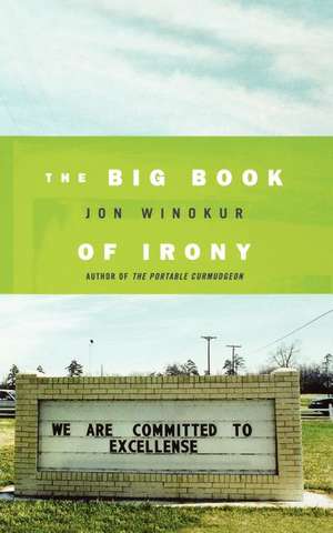 The Big Book of Irony de Jon Winokur